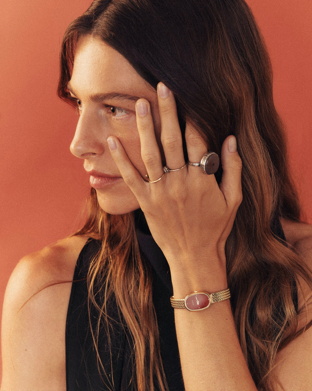 BREDA Jane (Tethered) | Small 18mm - Gold/Scarlet