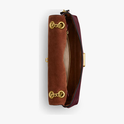 Coach Chelsea Shoulder Bag 26 With Chain - Brass/Dark Cherry