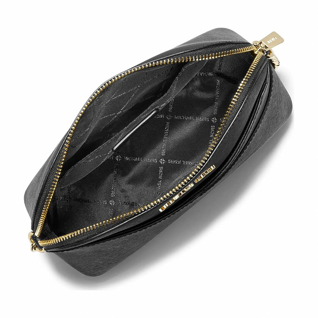 Michael Kors Jet Set Travel Medium Dome Crossbody Bag - BLACK