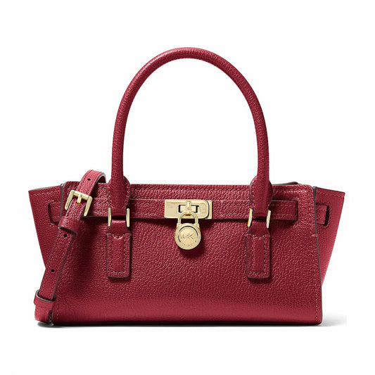 Michael Kors Hamilton Extra-Small Leather Crossbody Bag - DEEP RED