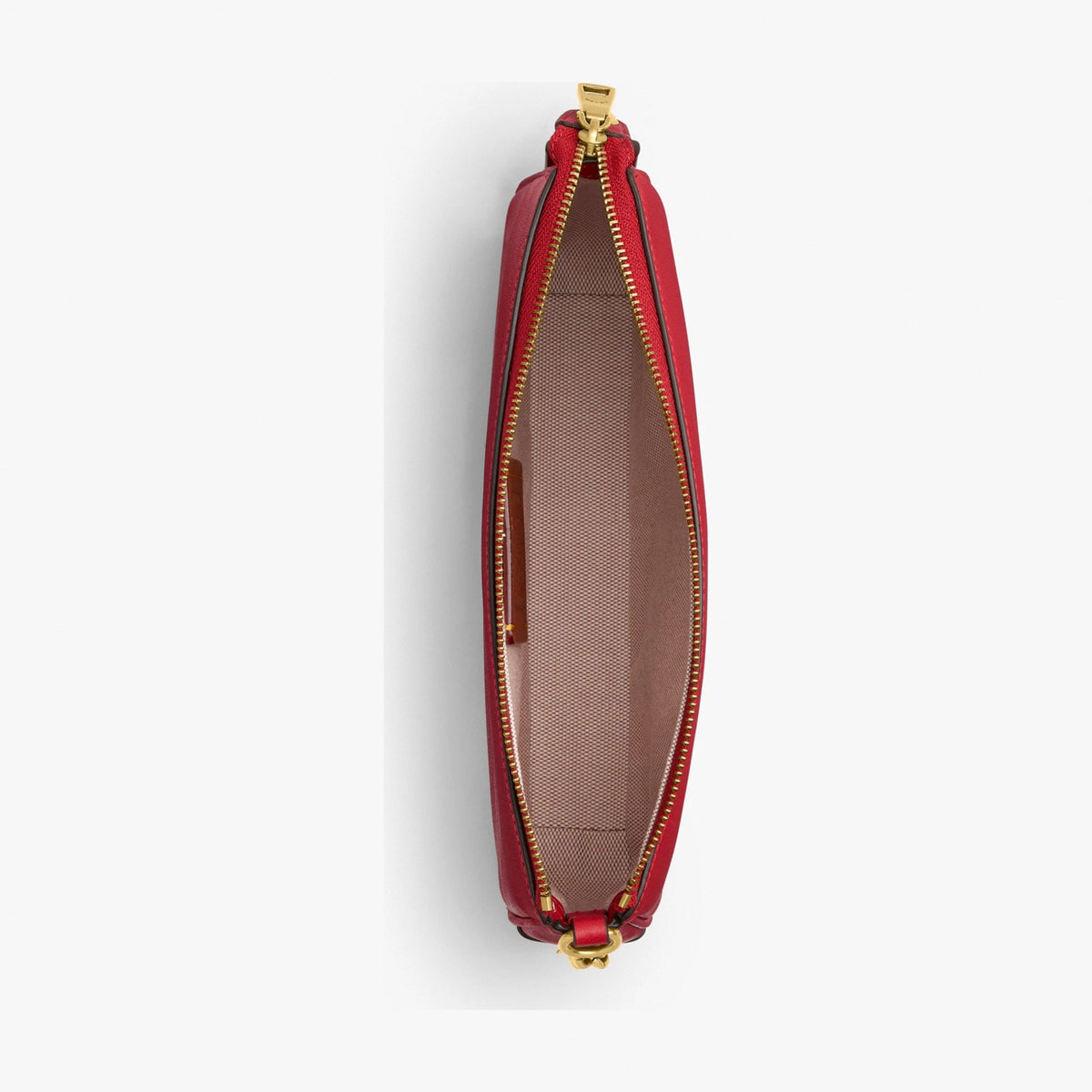 Coach Plaza Bag With Charm Chain Strap - Brass/Scarlet