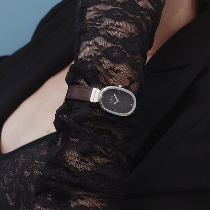 BREDA Jane (Leather) - Silver/Midnight/Dark Brown