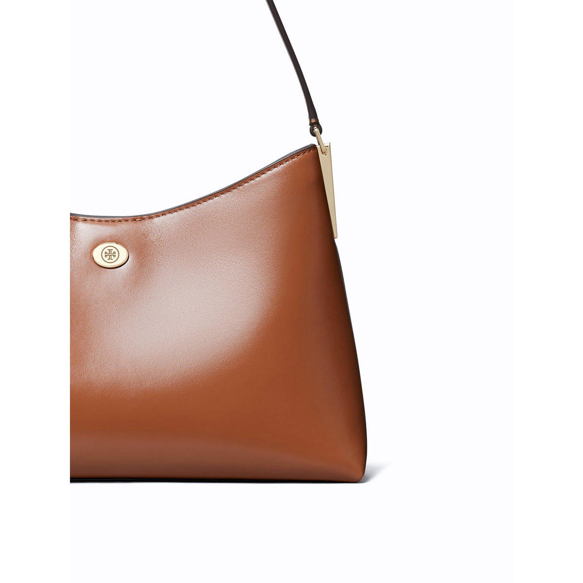 Tory Burch Small Robinson Shoulder Bag - Aged Tan