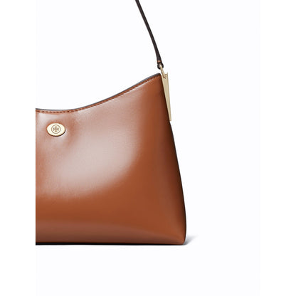 Tory Burch Small Robinson Shoulder Bag - Aged Tan