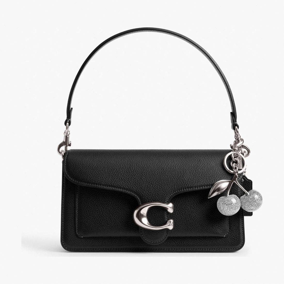 Coach Cherry Bag Charm - Silver/Silver