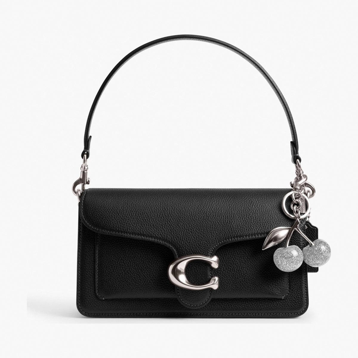 Coach Cherry Bag Charm - Silver/Silver