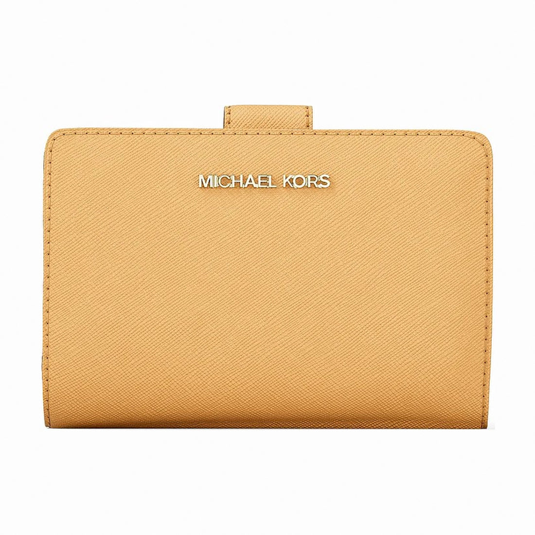 Michael Kors Medium Crossgrain Leather Wallet - HONEYWHEAT