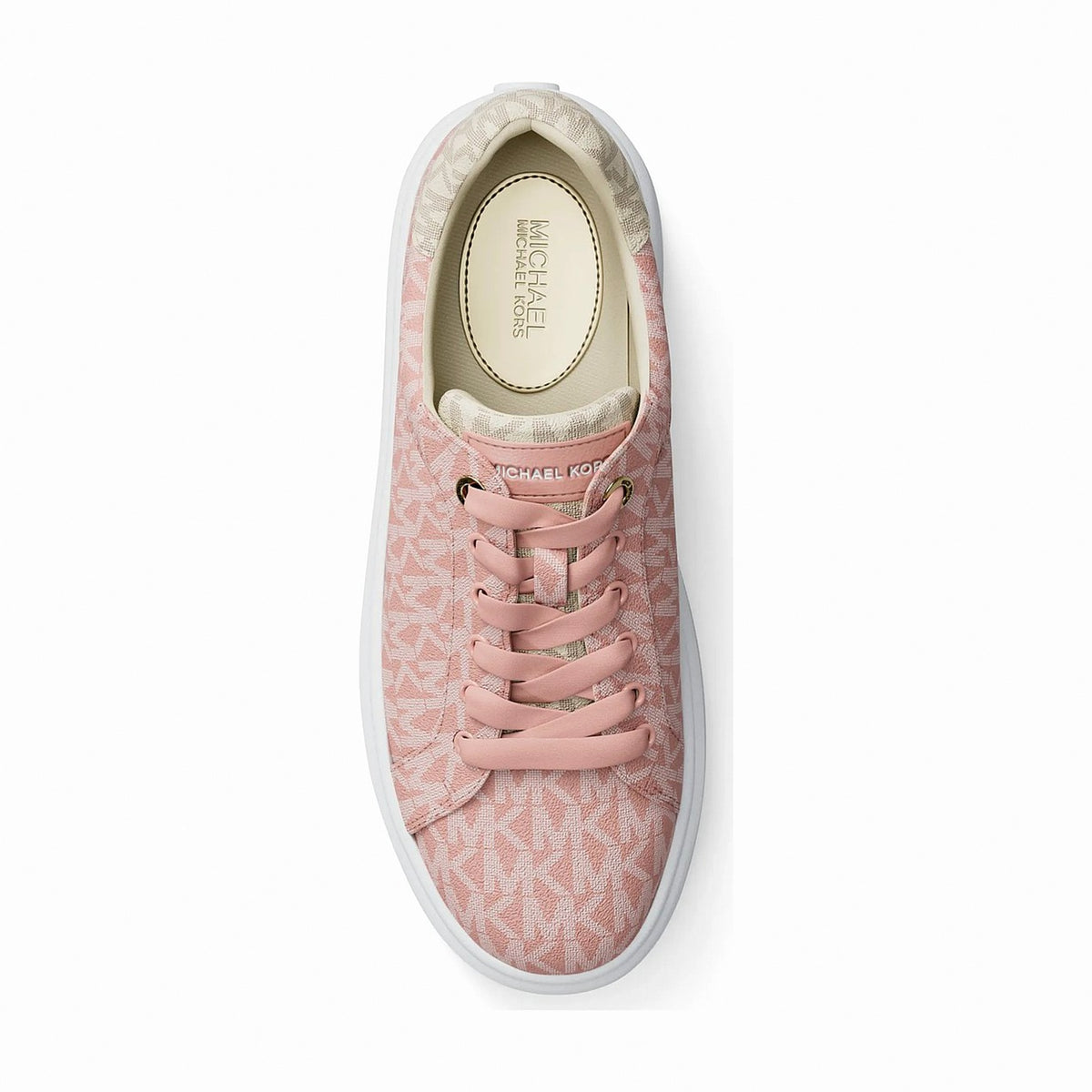 Michael Kors Romey Two-Tone Logo Platform Sneaker - POWDER BLUSH