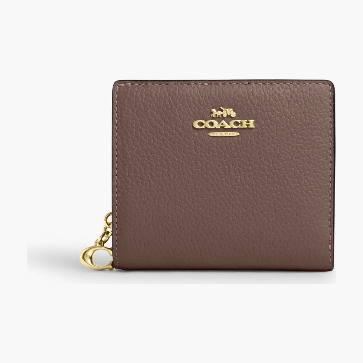 Coach Snap Wallet - Gold/Dark Stone