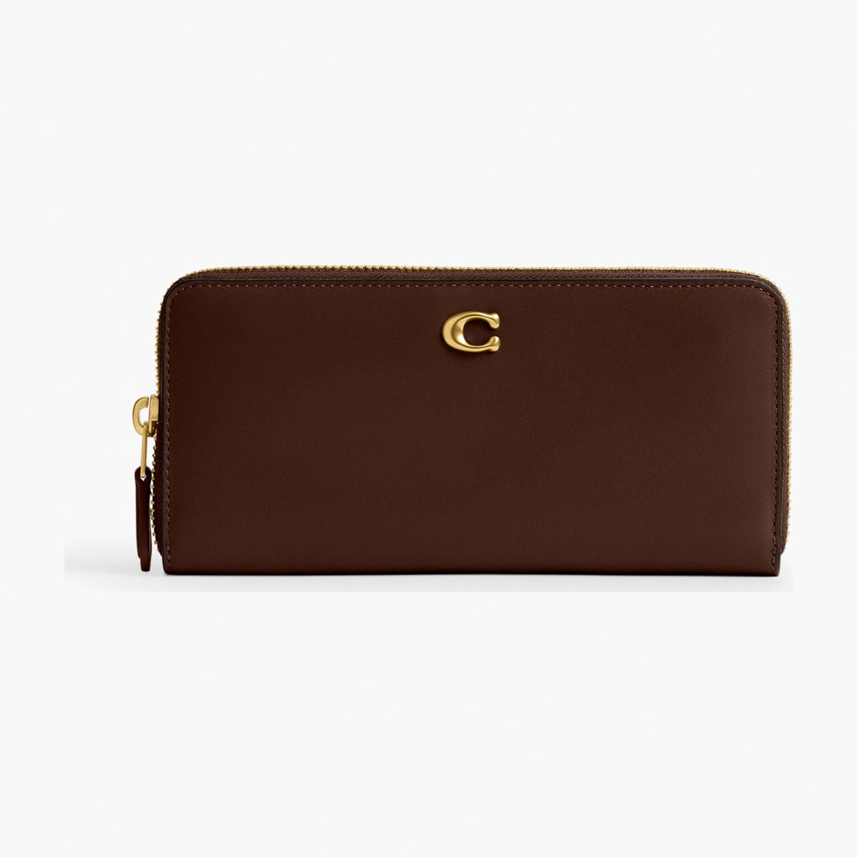 Coach Essential Slim Accordion Zip Wallet - Brass/Maple