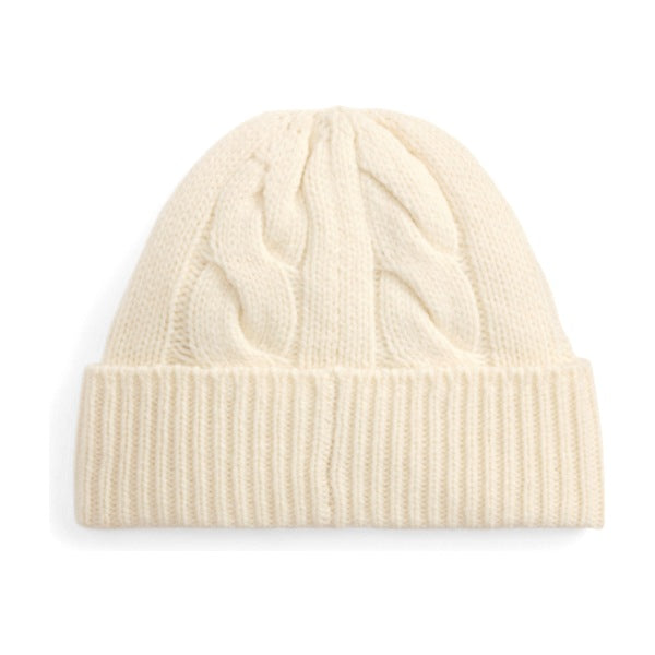 Polo Ralph Lauren Polo Bear Cable Wool-Blend Beanie - Cream
