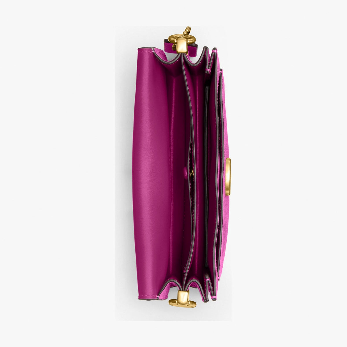 Coach Soft Tabby Shoulder Bag 20 - Brass/Magenta