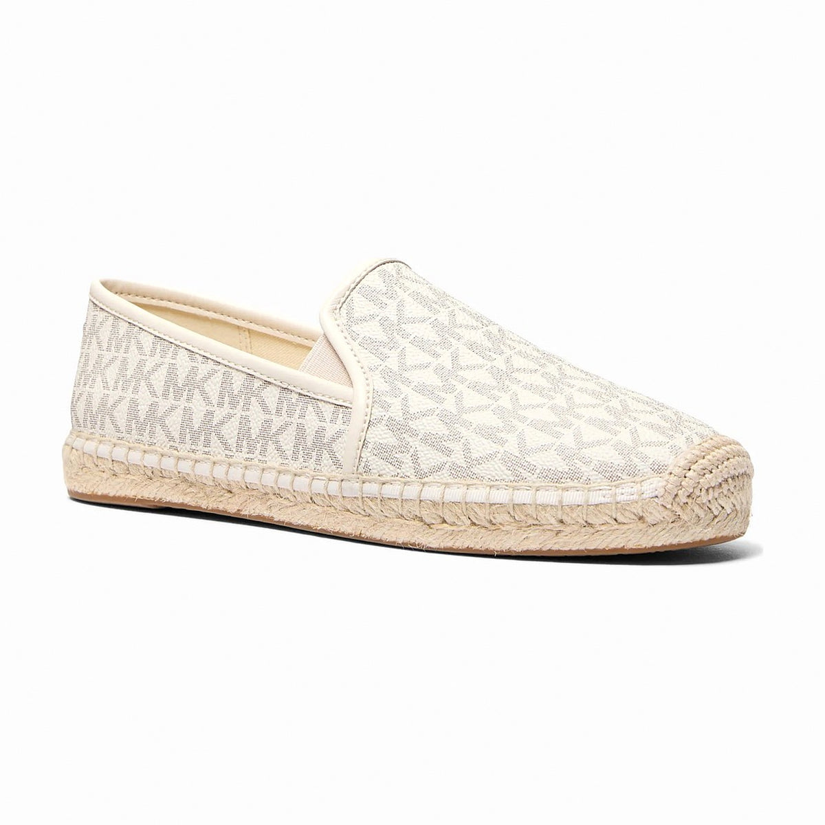Michael Kors Hastings Signature Logo Slip-On Espadrille - VANILLA