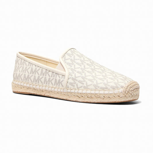 Michael Kors Hastings Signature Logo Slip-On Espadrille - VANILLA