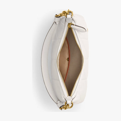 Coach Juliet Shoulder Bag 25 With Quilting - Brass/Chalk