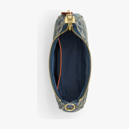 Coach Teri Mini Crossbody Bag In Signature Regenerative Cotton Denim - Gold/Denim