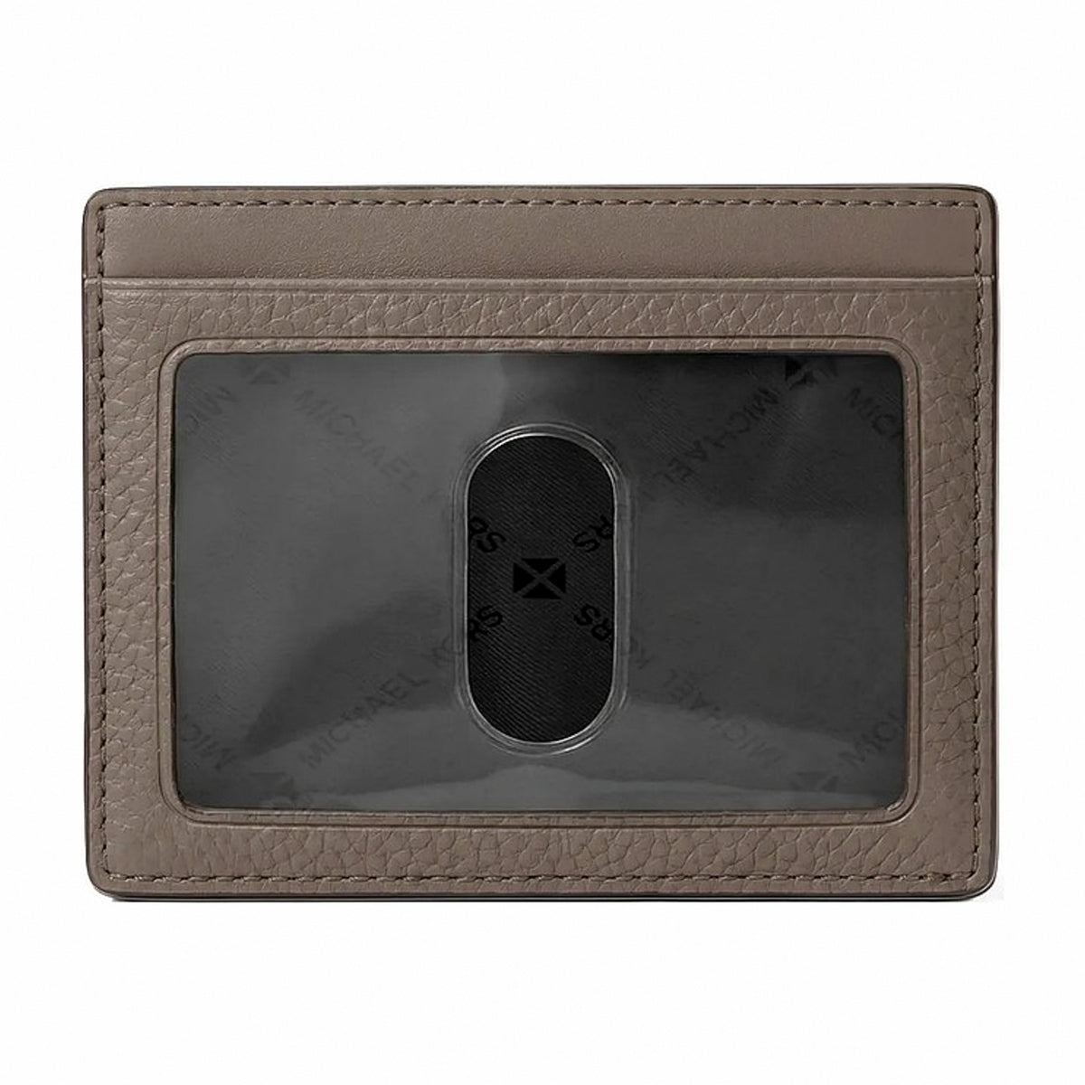 Michael Kors Cooper Pebbled Leather Card Case - MUSHROOM