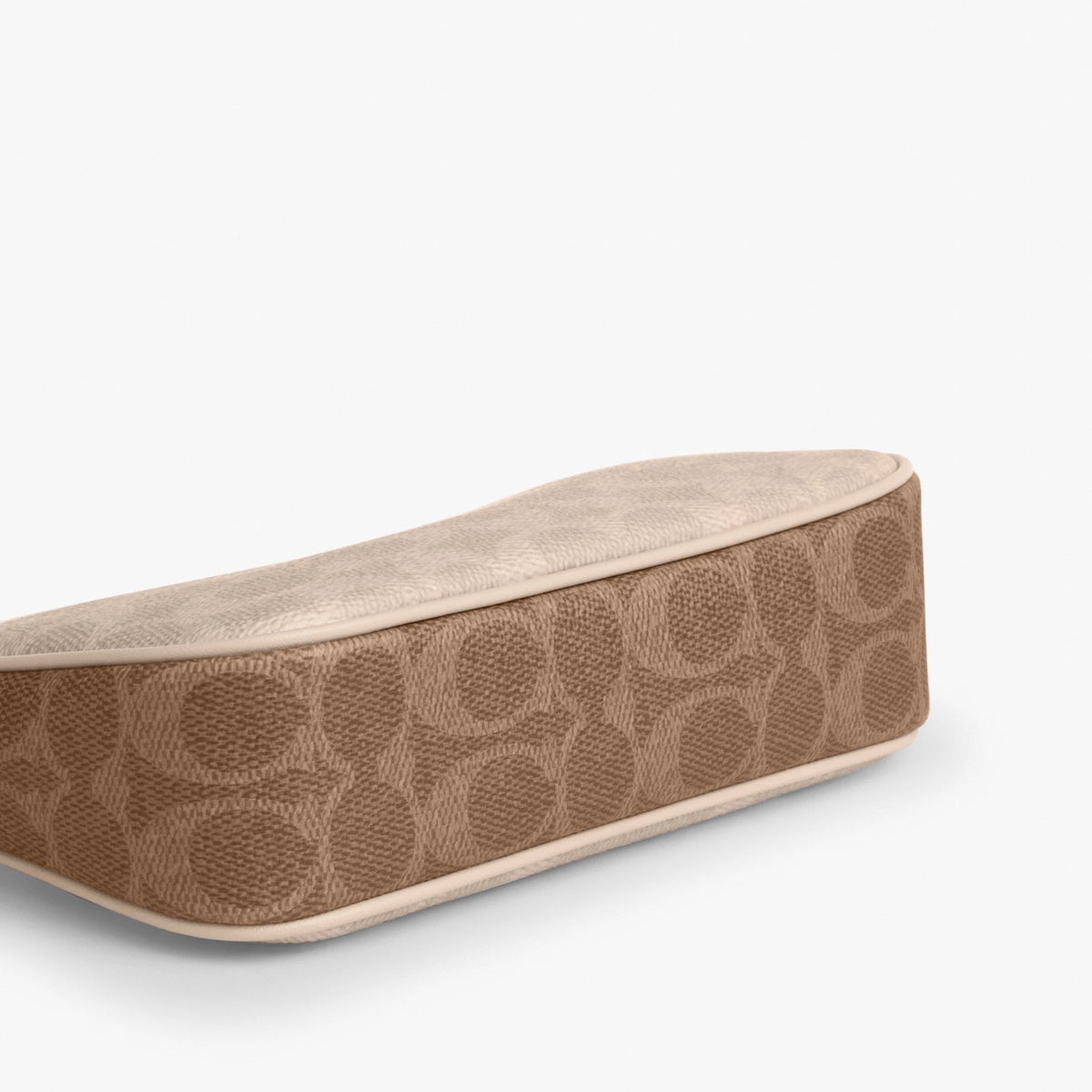 Coach Nolita 19 In Blocked Signature Canvas - Gold/Sand/Tan