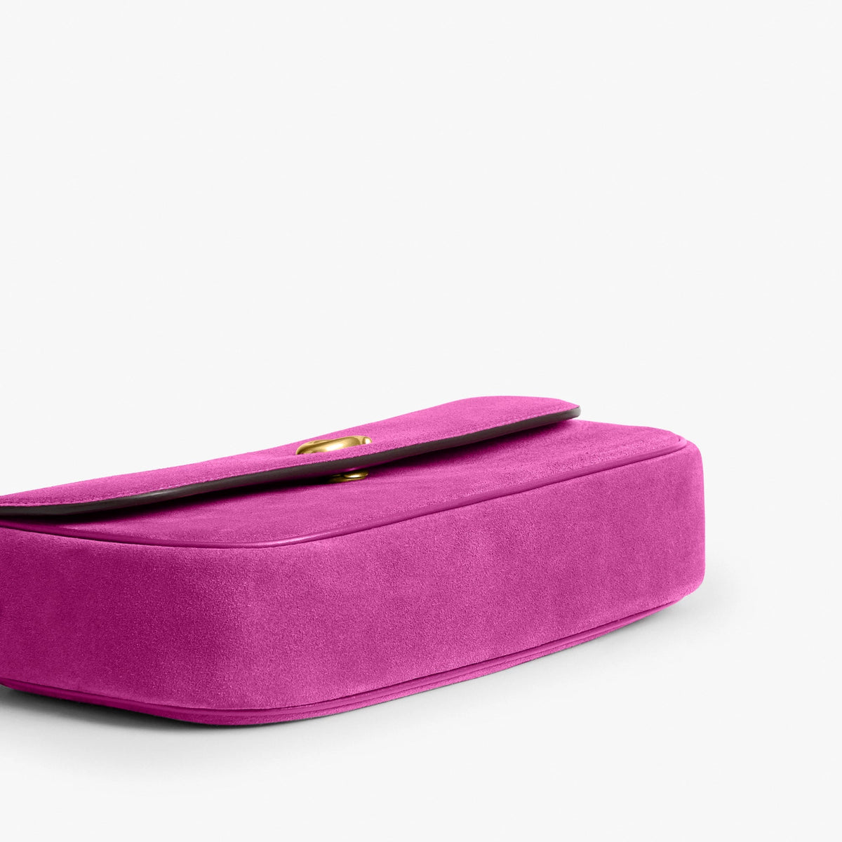 Coach Brook Flap Chain Bag - Brass/Magenta