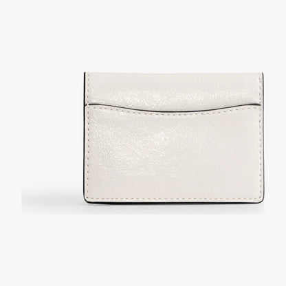 Coach Card Case With Charms - Silver/Chalk