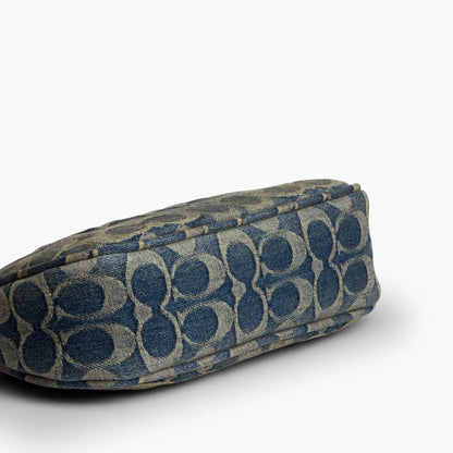 Coach Teri Mini Crossbody Bag In Signature Regenerative Cotton Denim - Gold/Denim