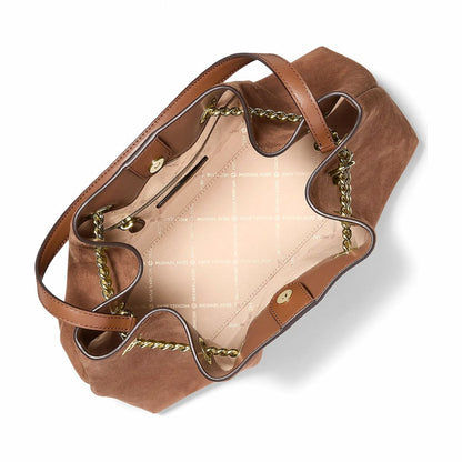 Michael Kors Mina Large Shoulder Bag - LUGGAGE