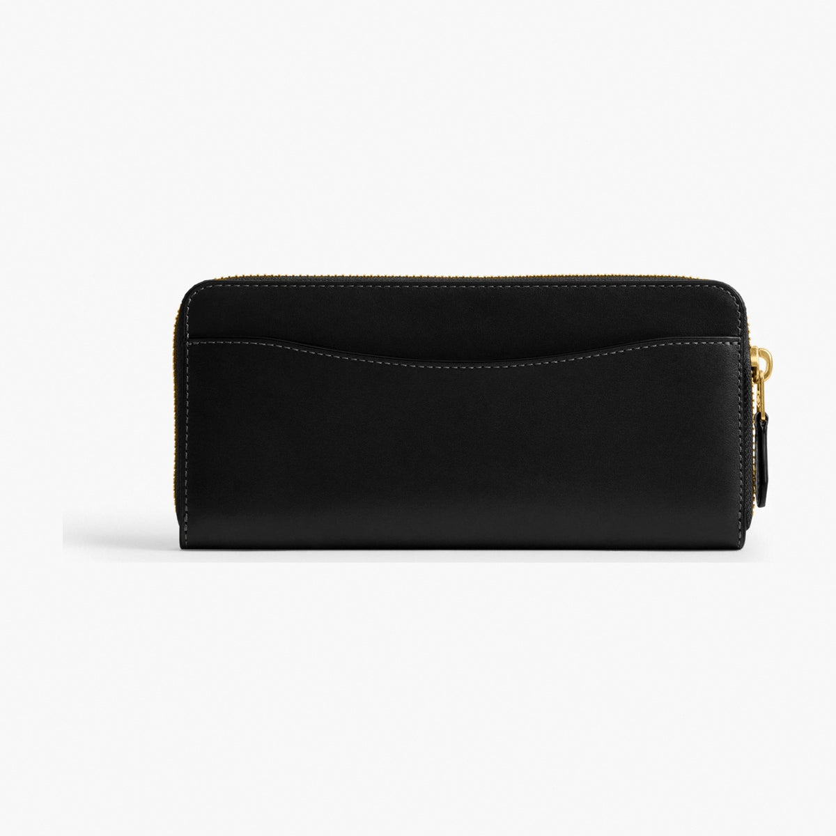 Coach New York Slim Accordion Zip Wallet - Brass/Black