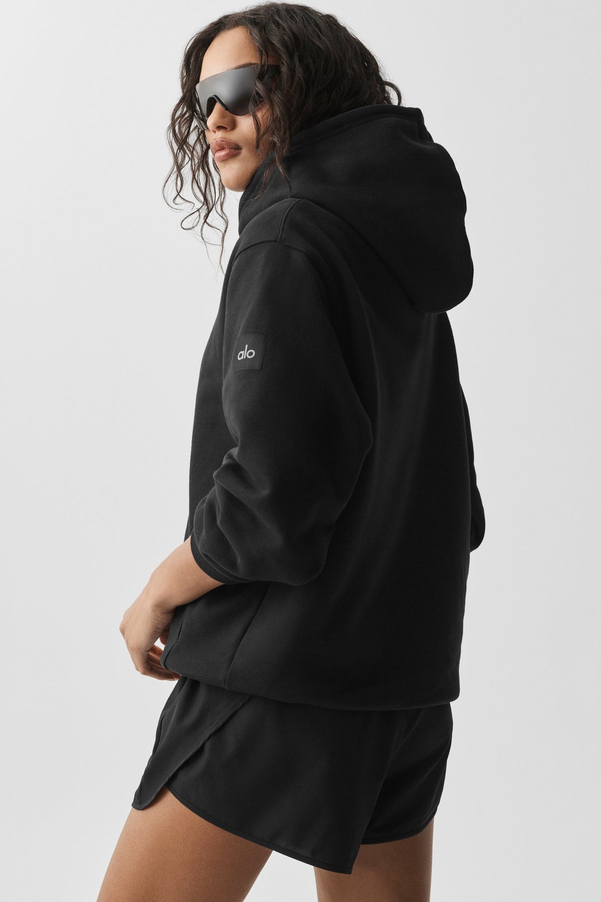 Alo Yoga Renown Heavy Weight Hoodie - Black