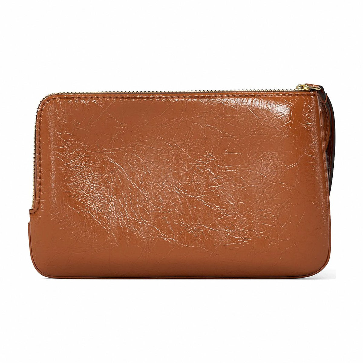 Michael Kors Jet Set Travel Small Crackled Wristlet - LUGGAGE
