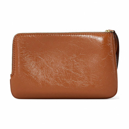 Michael Kors Jet Set Travel Small Crackled Wristlet - LUGGAGE