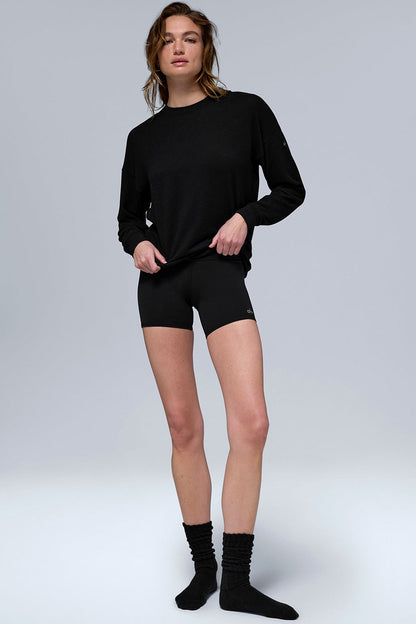 Alo Yoga Soho Pullover - Black