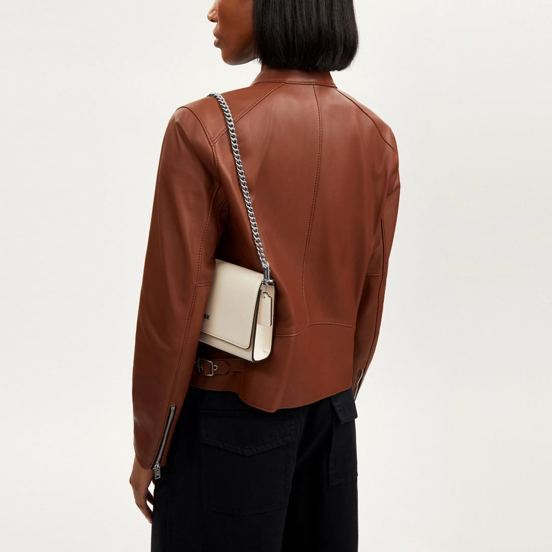 Coach Chain Shoulder Strap - Silver/Silver