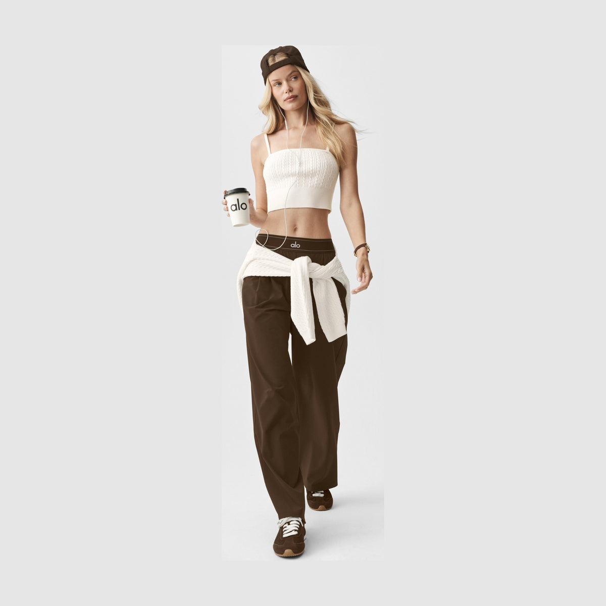 Alo Yoga Suit Up Trouser (Long) - Espresso