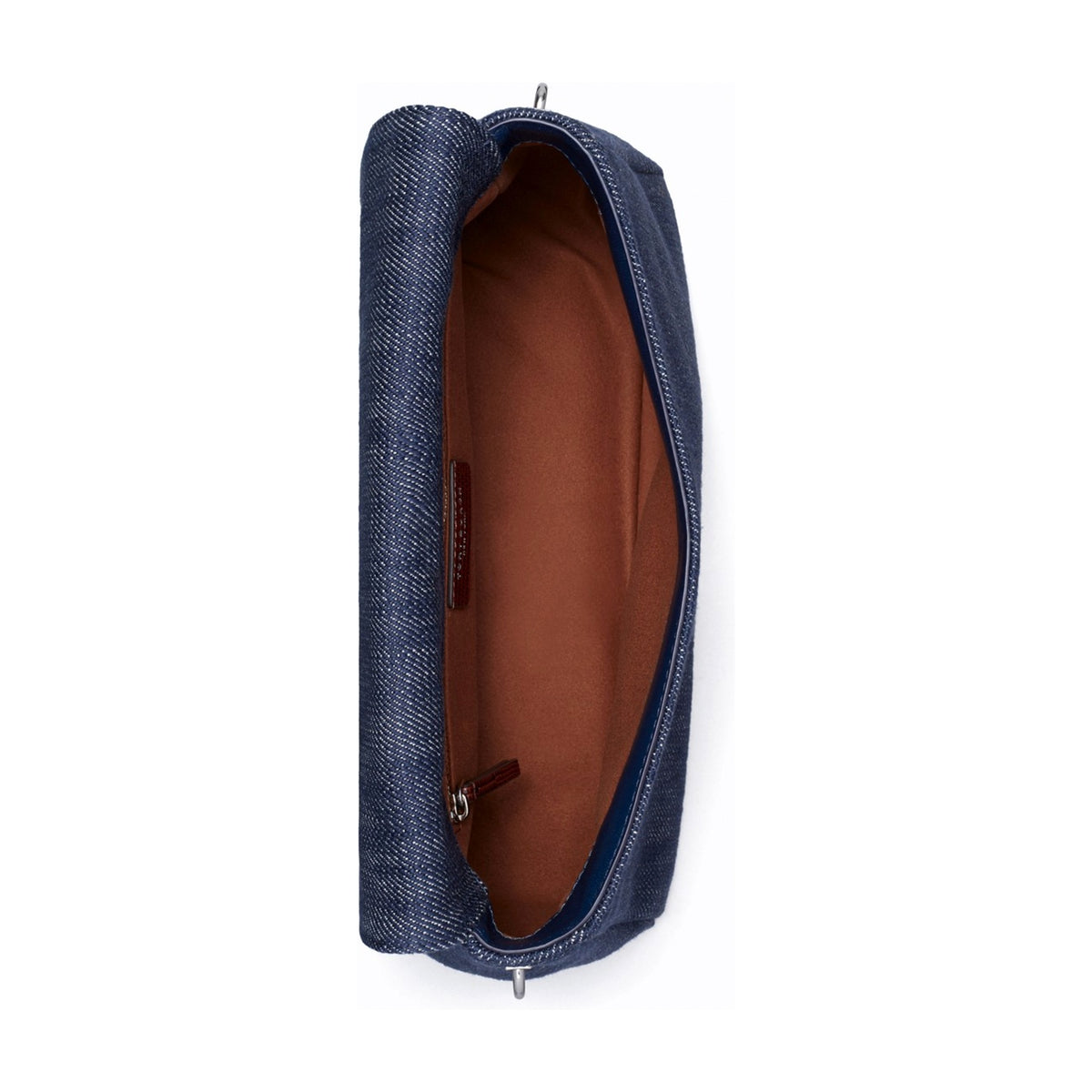 Tory Burch Charlie Denim Shoulder Bag - Midnight