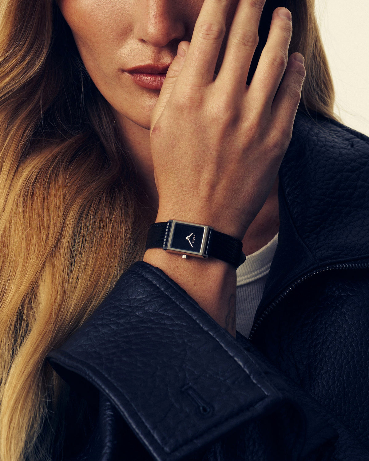 BREDA Virgil (Lizard Embossed) - Silver/Black/Midnight