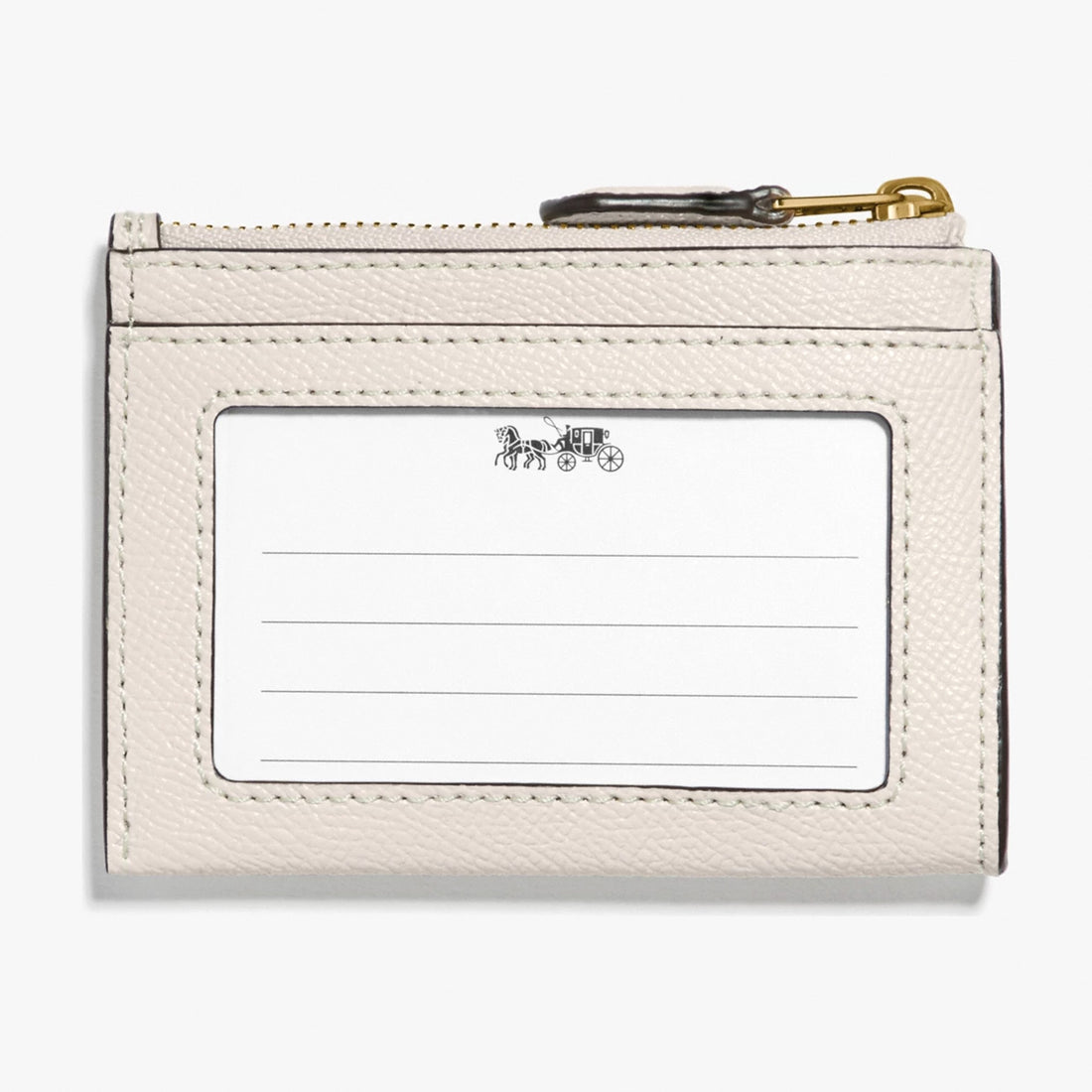 Coach Mini Skinny ID Case - Gold/Chalk