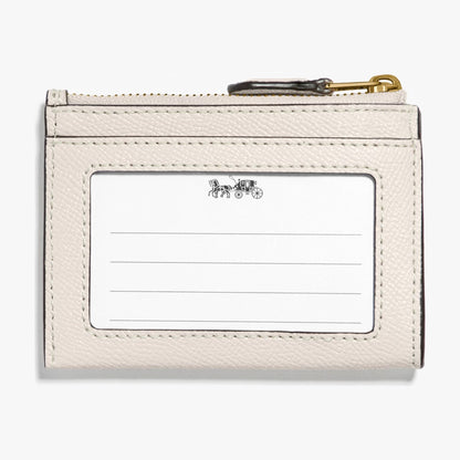 Coach Mini Skinny ID Case - Gold/Chalk