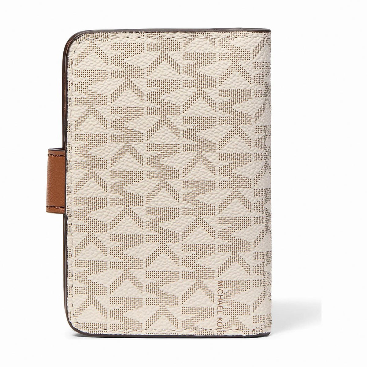 Michael Kors Jet Set Travel Small Signature Logo Billfold Wallet - VANILLA