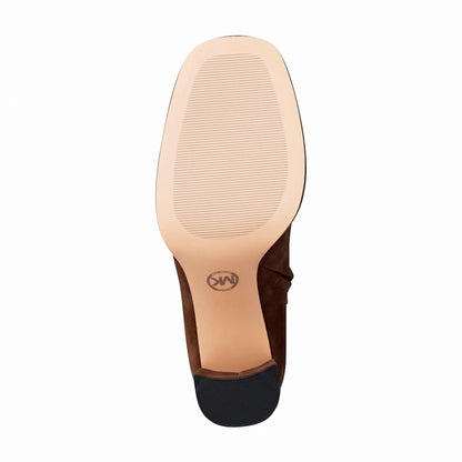 Michael Kors Vienna Microsuede Boot - NUTMEG