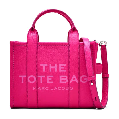 Marc Jacobs The Leather Small Tote Bag - HOT PINK