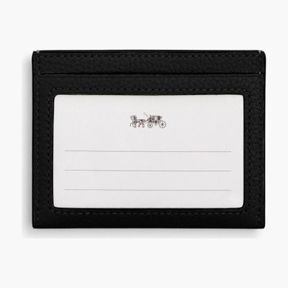 Coach Slim ID Card Case - Black