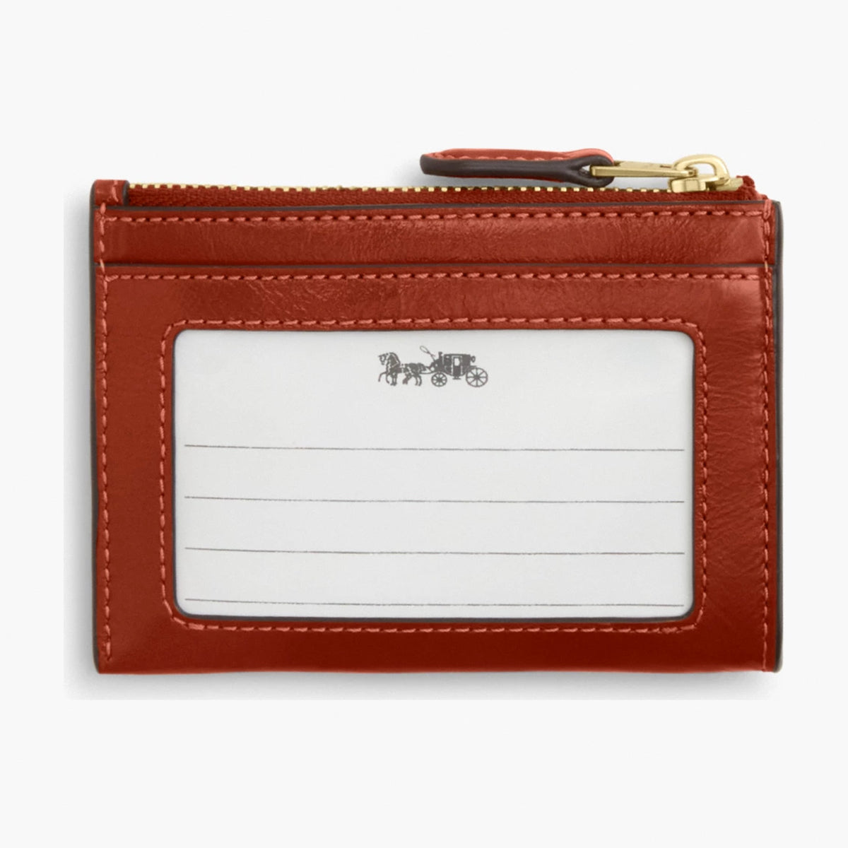 Coach Mini Skinny ID Case - Gold/Cinnamon