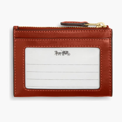 Coach Mini Skinny ID Case - Gold/Cinnamon