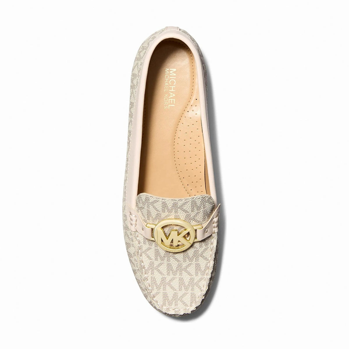 Michael Kors Fulton Signature Logo Moccasin - VANILLA