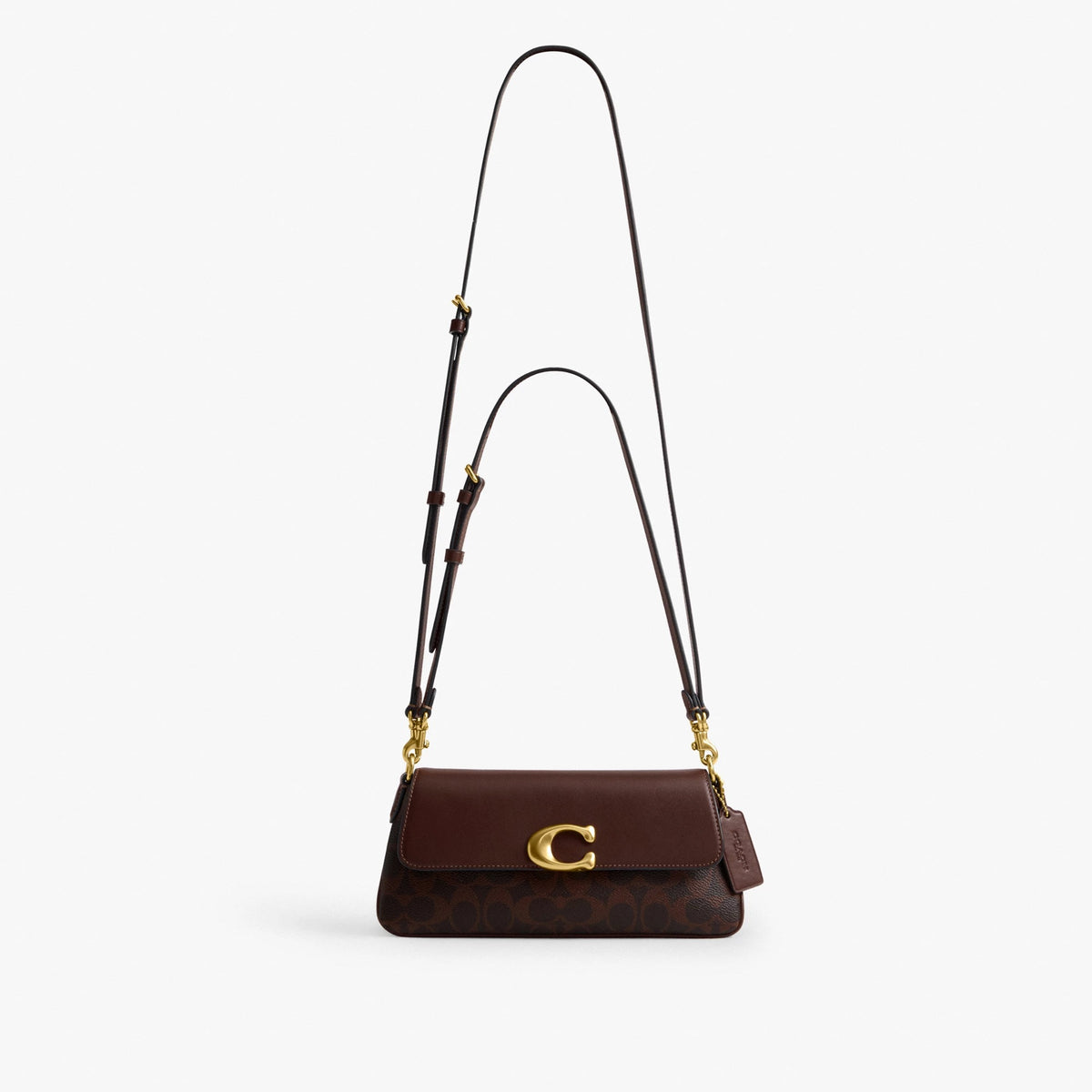Coach Jet Shoulder Bag In Signature Canvas - Brass/Maple
