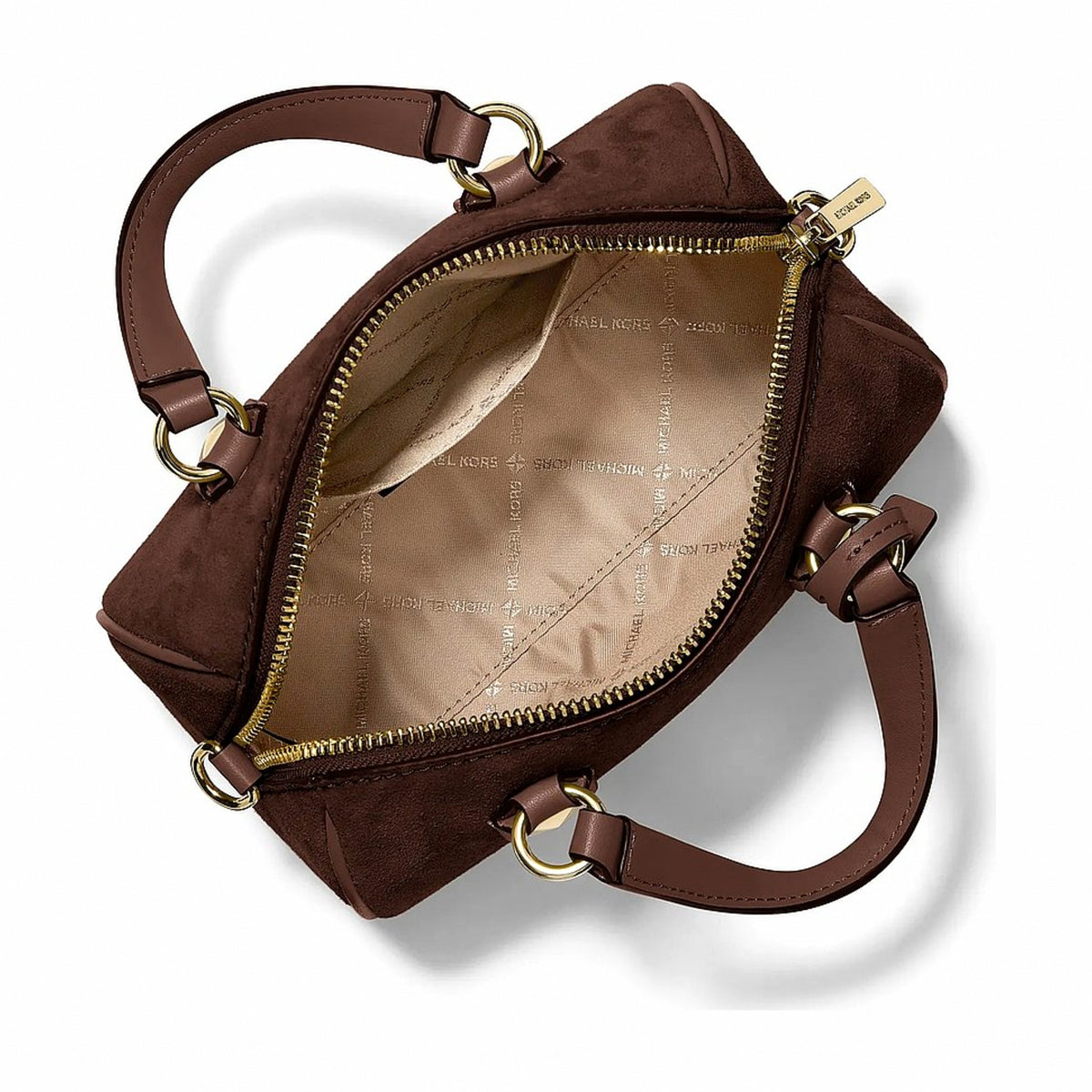 Michael Kors Grayson Small Duffel Crossbody Bag - NUTMEG