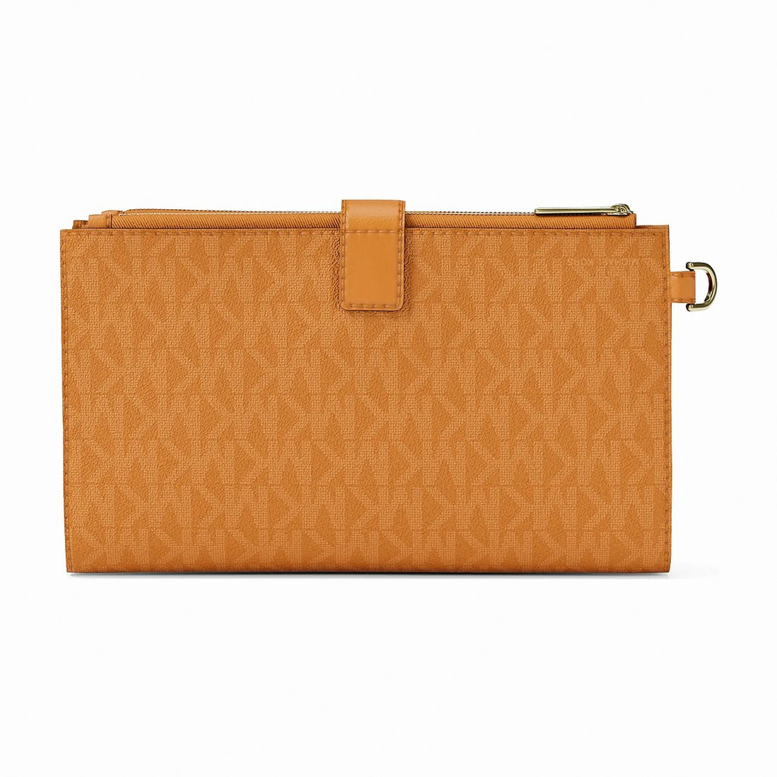 Michael Kors Jet Set Large Signature Logo Wristlet - RADIANT ORANGE