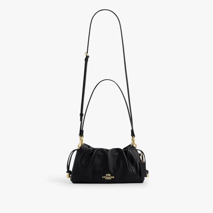 Coach Faye Shoulder Bag With Quilting - Gold/Black