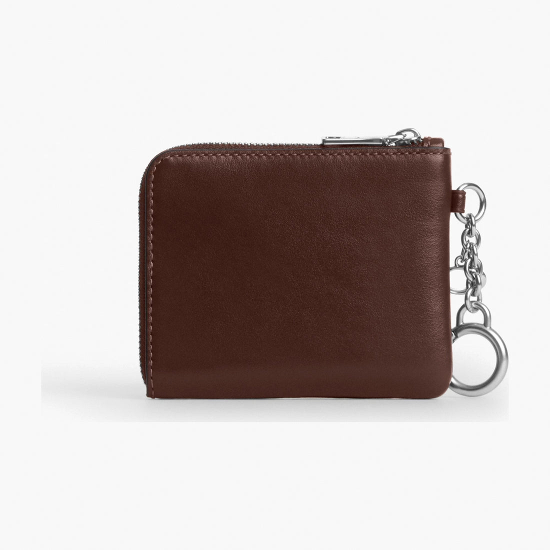 Coach Small Corner Zip Wallet - Silver/Maple
