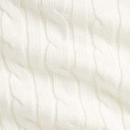 Baby Cable-Knit Cotton Cardigan & Pant - Trophy Cream